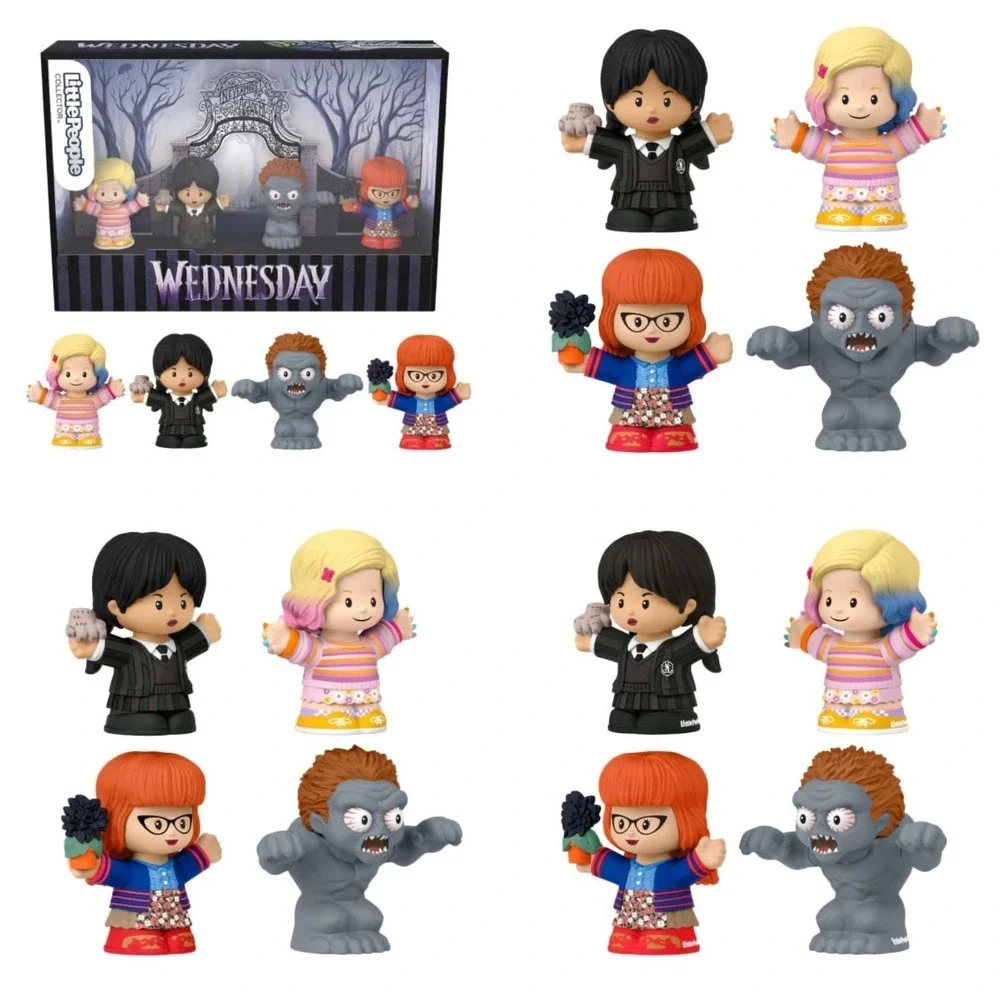Fisher-Price Little People Collector Wednesday Figures Set‎ New Netflix Addams